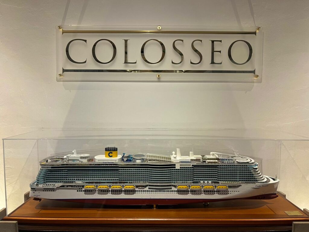 Maquette du Costa Toscana 1