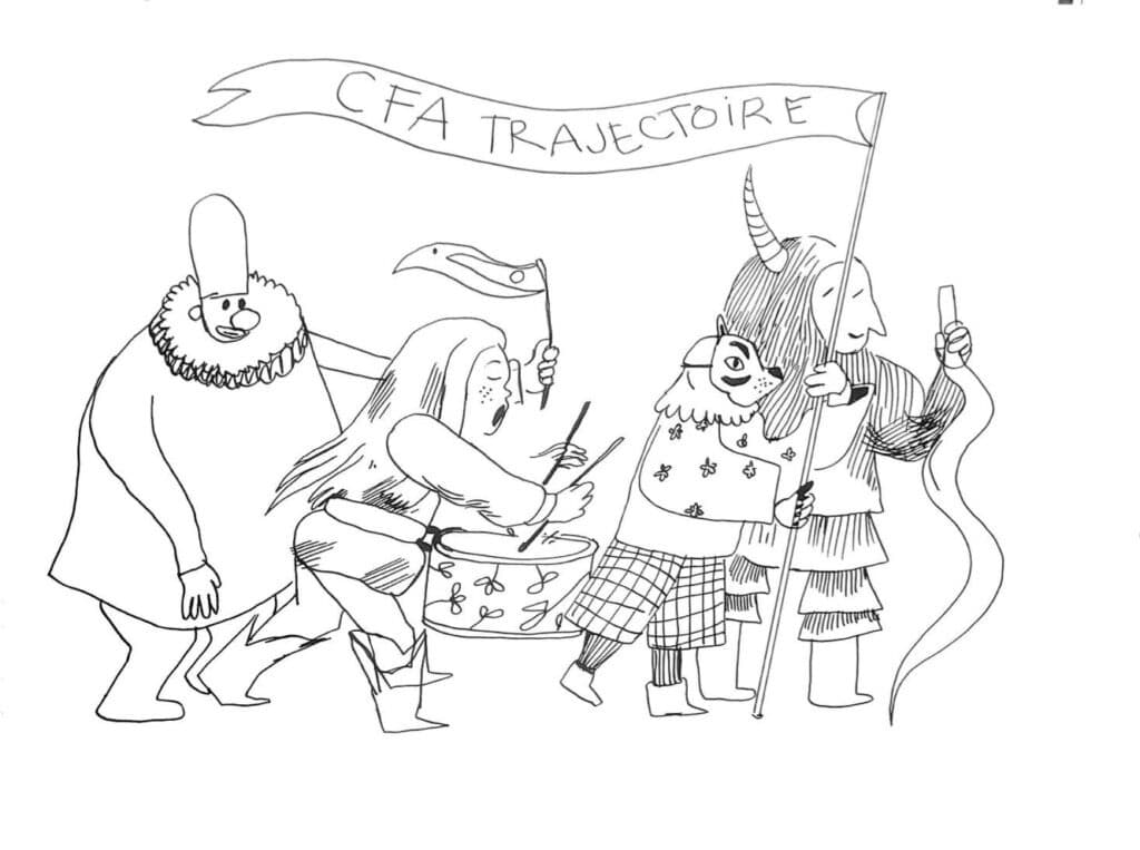 Dessin carnaval au CFA TRAJECTOIRE