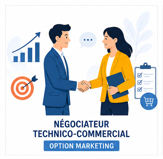 Titre Professionnel Négociateur Technico-Commercial (option Marketing) en alternance : une nouvelle formation au lycée Jean-Baptiste Poquelin, à Saint-Germain-en Laye 6 Image a1