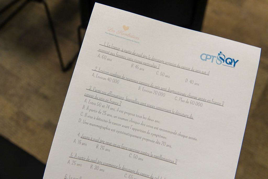 Les Kombatives au CFA TRAJECTOIRE : une intervention de sensibilisation au cancer et au papillomavirus 8 Octobre rose 2026 24